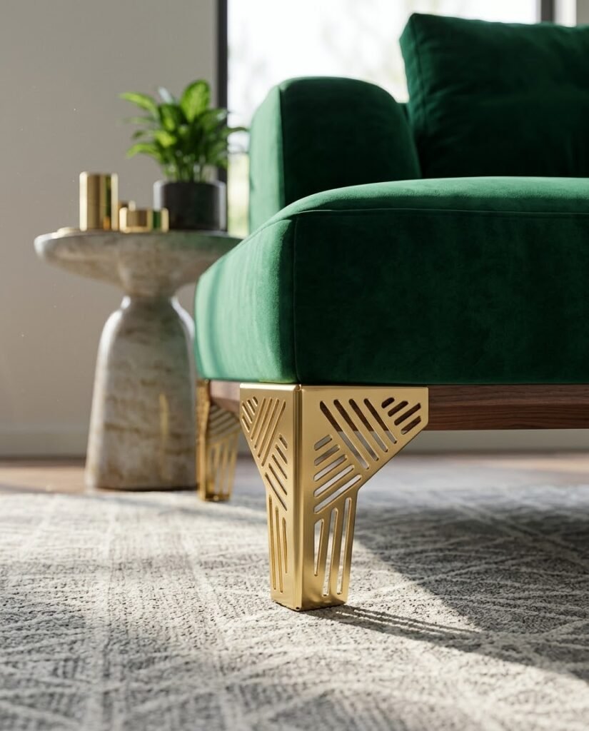 Gold Furniture Legs