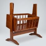 Wooden Baby Cradle